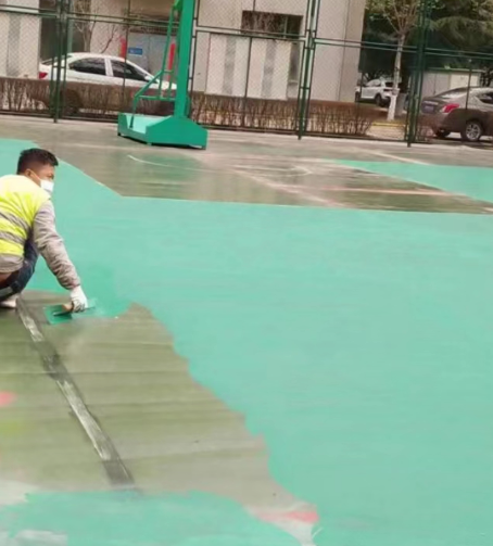 襄阳球场地面翻新