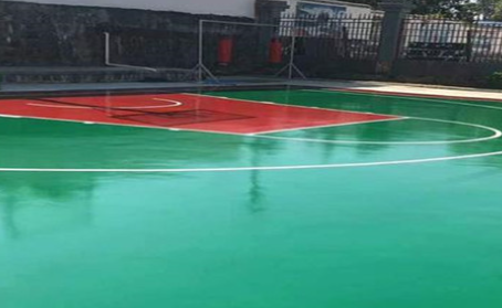 襄阳篮球场翻新地面